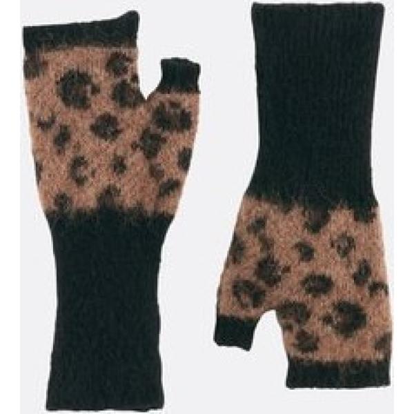 guantes La Redoute Collections negro animalier