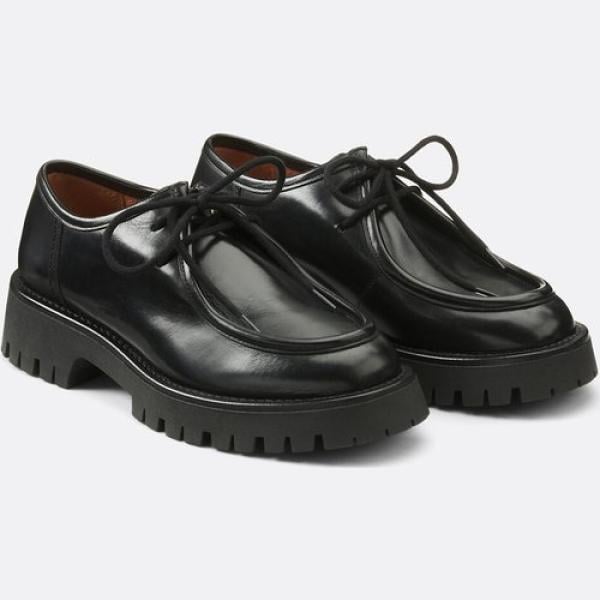 zapatos con cordones La Redoute Collections negro