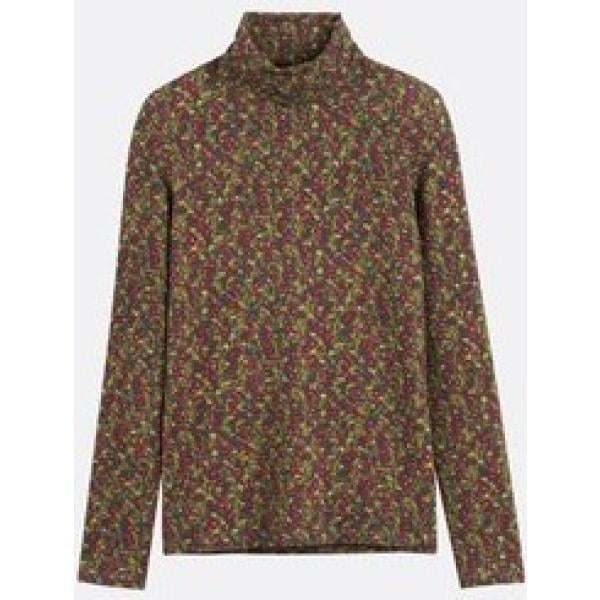 camiseta La Redoute Collections marrón de flores