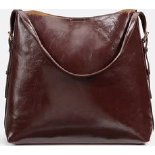 bolso tote La Redoute Collections marrón