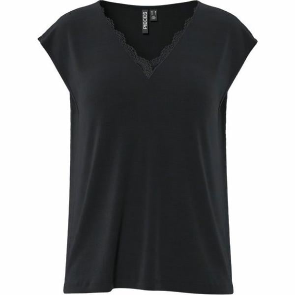 camiseta Pieces negro