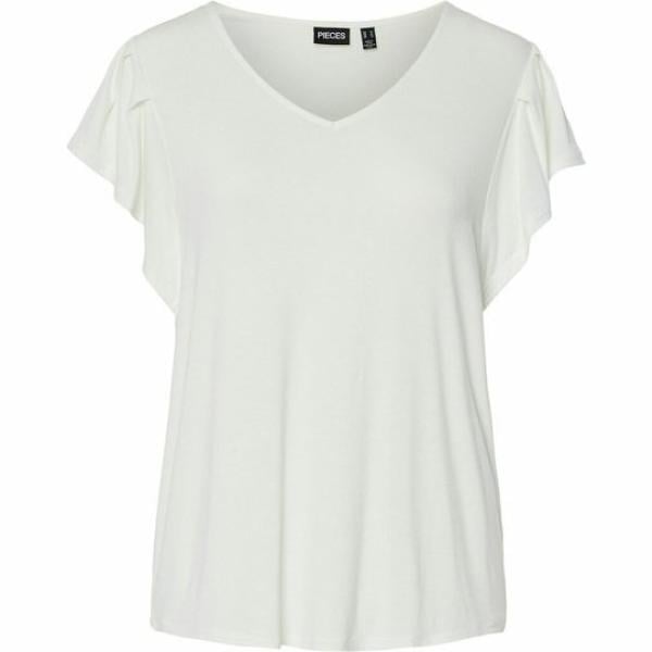 camiseta Pieces gris