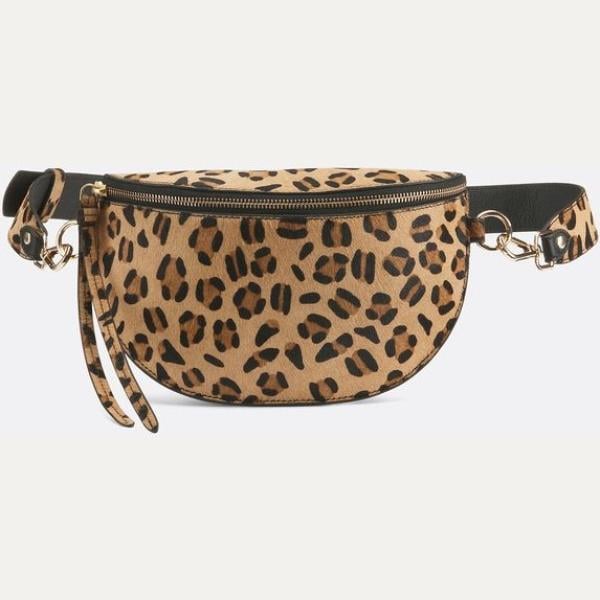 riñoneras La Redoute Collections marrón animalier