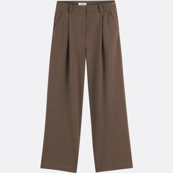 pantalones palazzo Suncoo marrón
