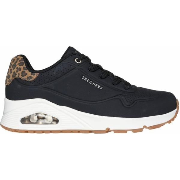 sneakers Skechers negro animalier
