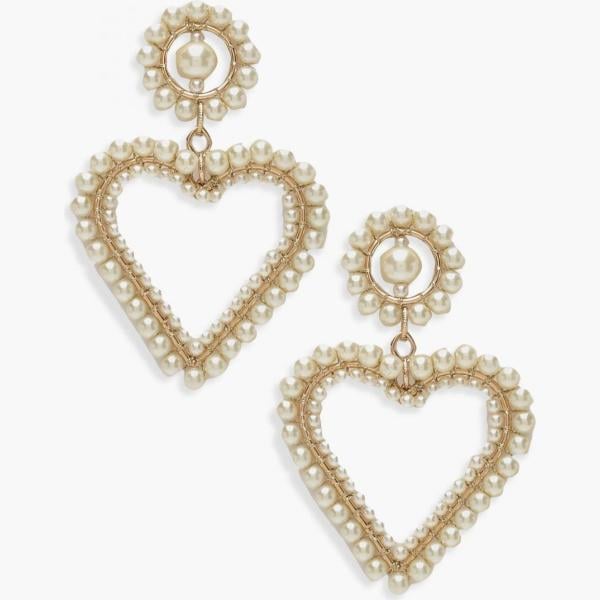 Pendientes pastello Boohoo amarillo