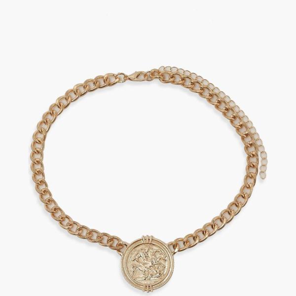 collares Boohoo amarillo