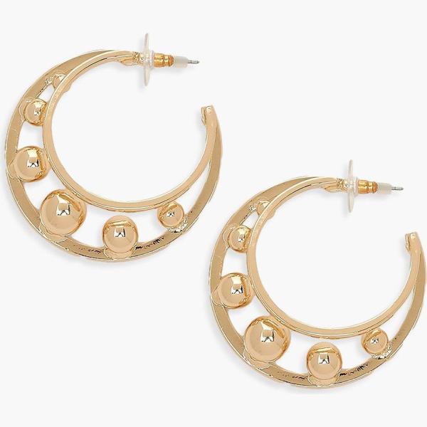 pendientes Boohoo amarillo
