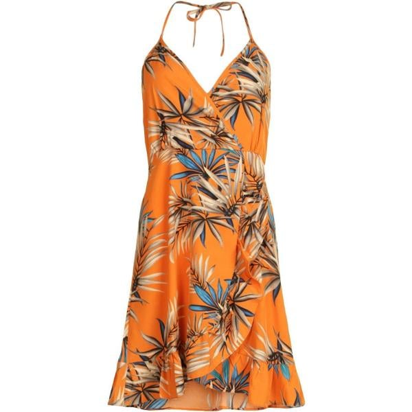 vestidos Boohoo naranja