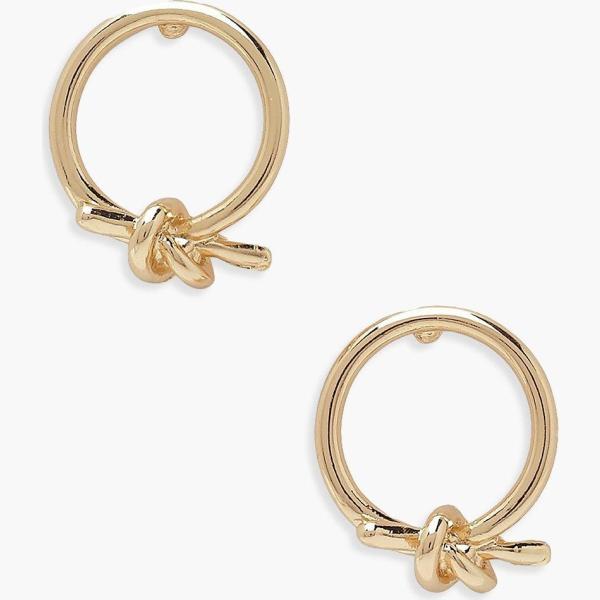 pendientes Boohoo amarillo