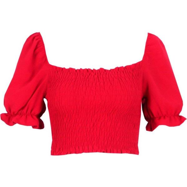 top Boohoo rojo