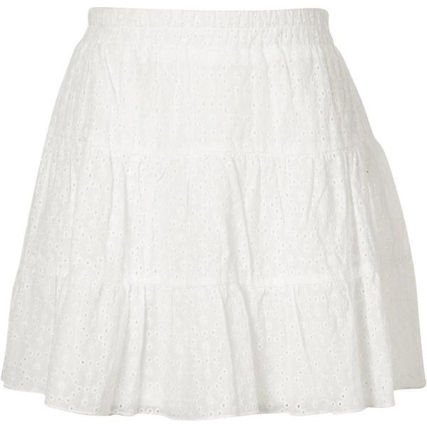 minifalda Boohoo blanco