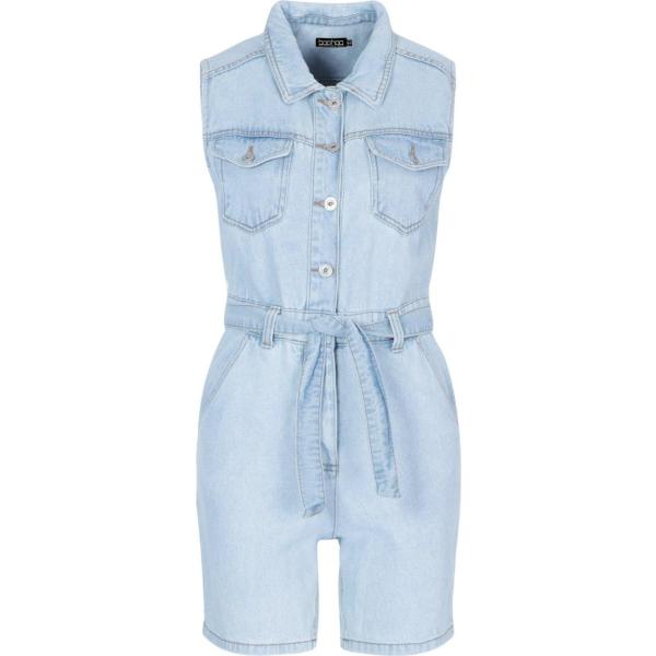 chándal corto Boohoo azul