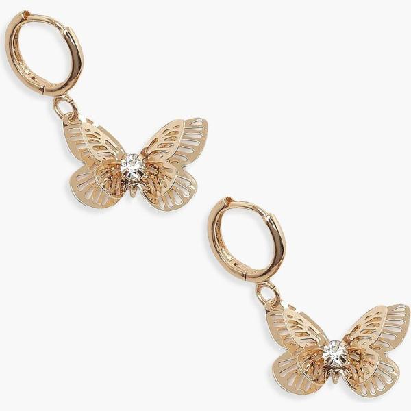 pendientes Boohoo amarillo