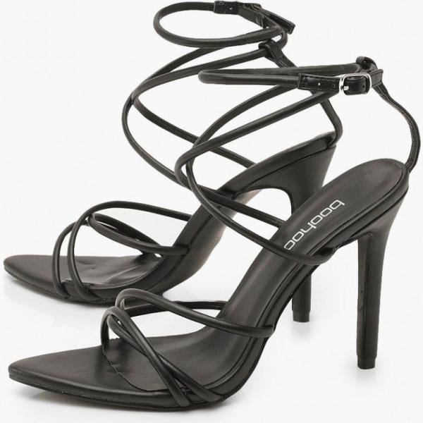 Zapatos de tacón Boohoo negro