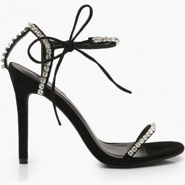 zapatos de tacón Boohoo negro