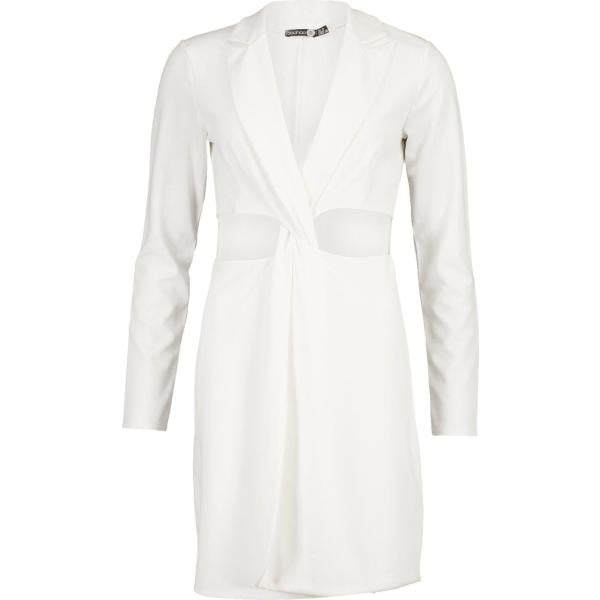 blazer Boohoo blanco