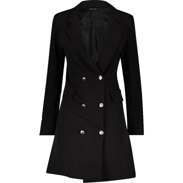 vestidos Boohoo negro