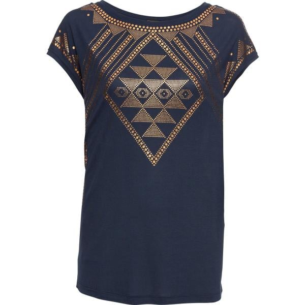 t-shirts bonprix bleu imprimé