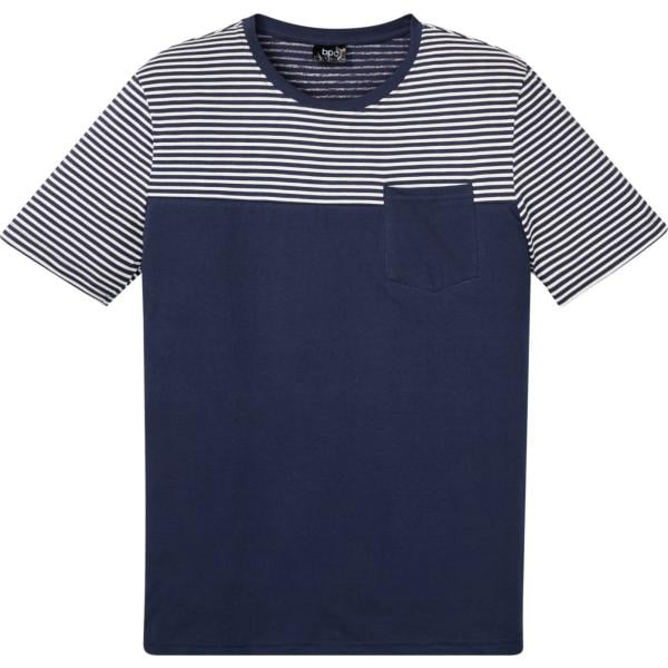 t-shirts bonprix bleu