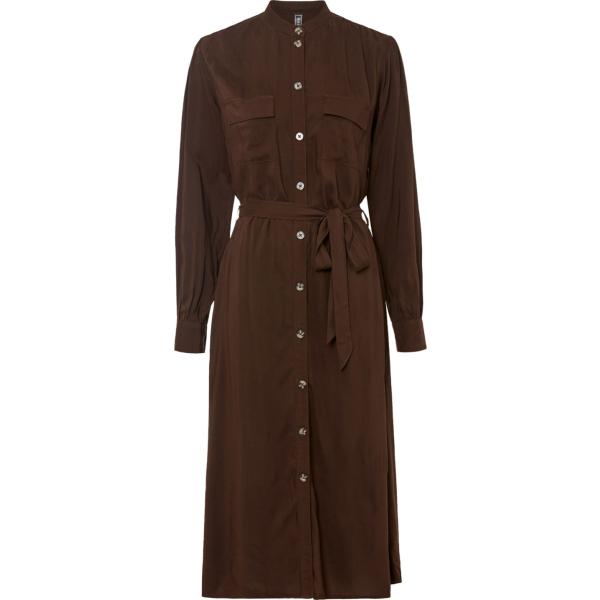 robes mi-longues/au genou bonprix marron