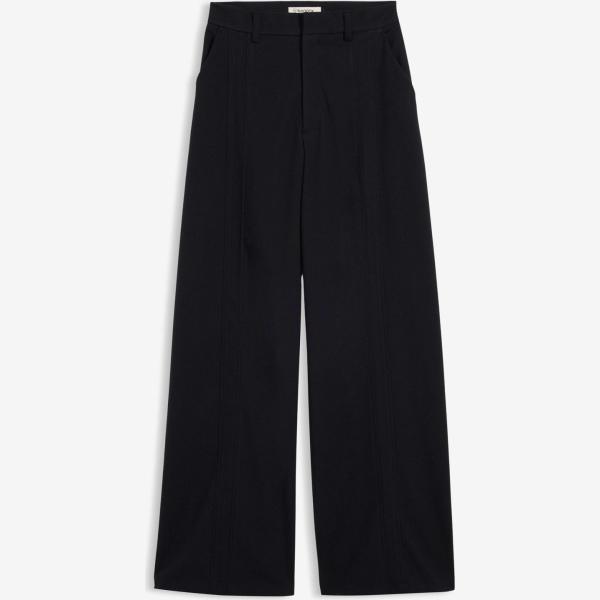 pantalon large en bas bonprix blanc