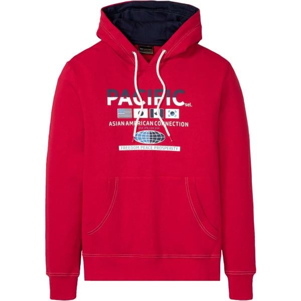 sweats à capuche bonprix rouge imprimé
