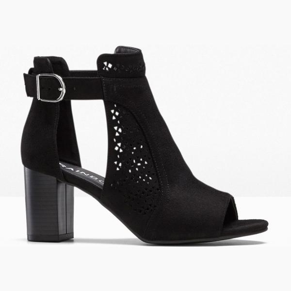 sandales à talon bonprix blanc