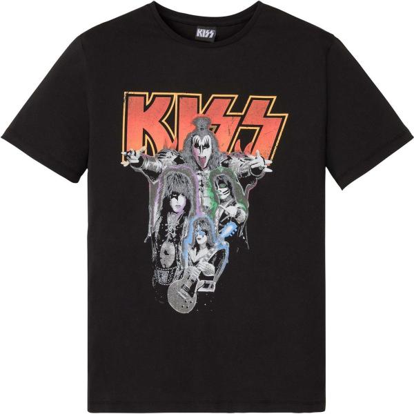 t-shirts bonprix noir imprimé