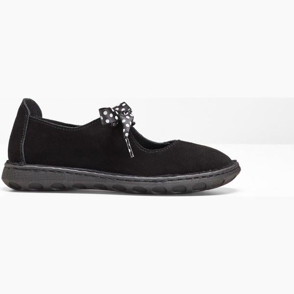 ballerines bonprix blanc à pois
