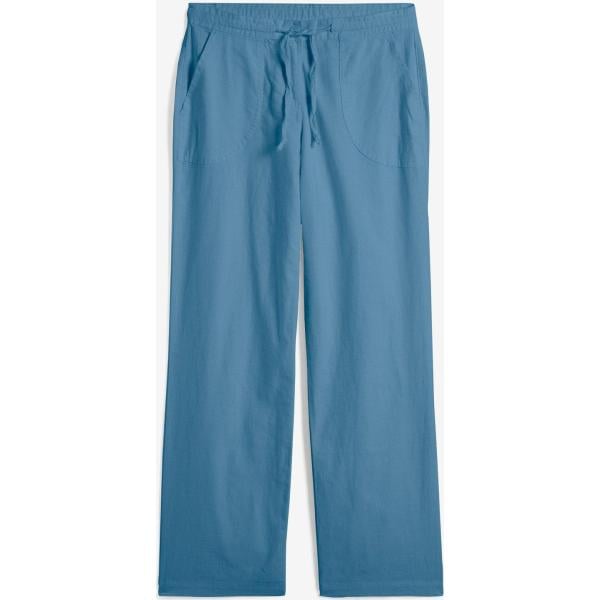 pantalon large en bas bonprix bleu