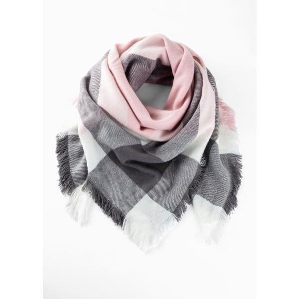 foulards bonprix blanc à carreaux