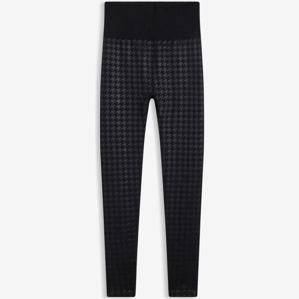 legging bonprix blanc pied de poule