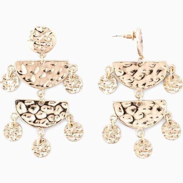 boucles doreilles bonprix marron