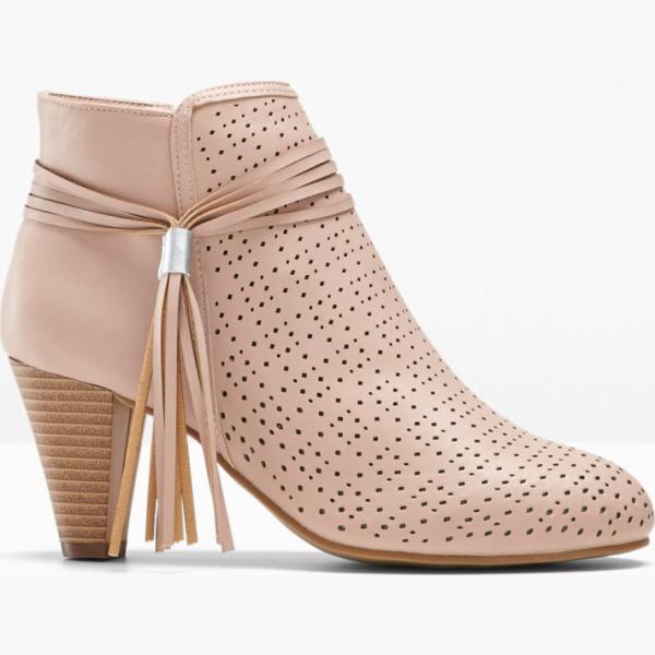 Bottines bonprix rose fantaisie