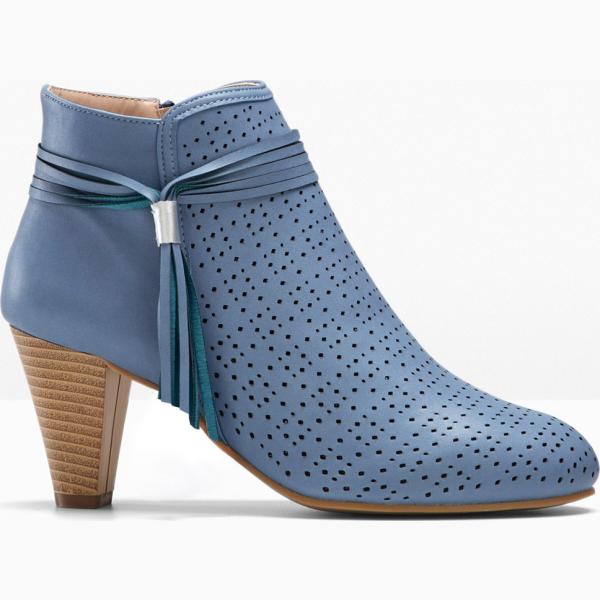 bottines bonprix blanc