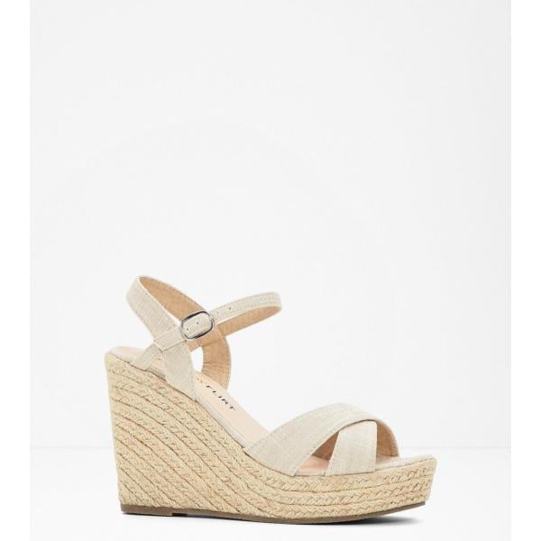 chaussures à semelle compensée bonprix blanc