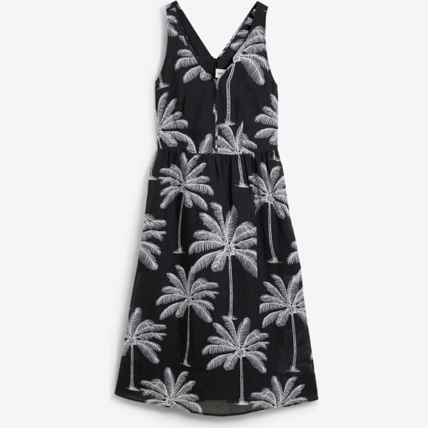 robes mi-longues/au genou bonprix noir