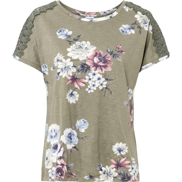 t-shirts bonprix marron imprimé