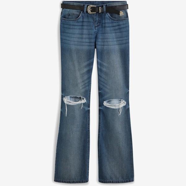 jean bootcut bonprix bleu