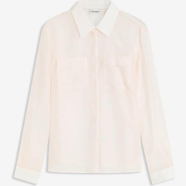 chemisiers bonprix blanc
