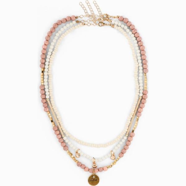 colliers bonprix rose