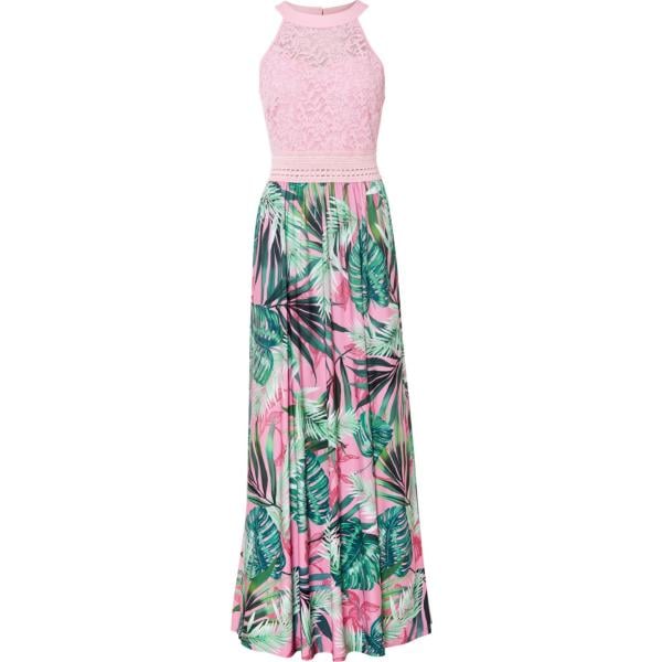 robes longues bonprix rose imprimé