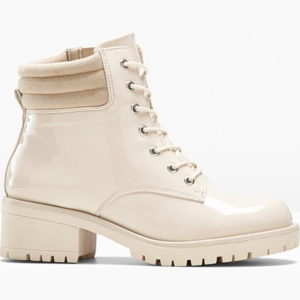 bottines bonprix blanc