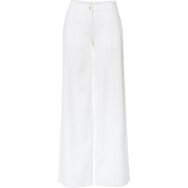 pantalon large en bas bonprix blanc