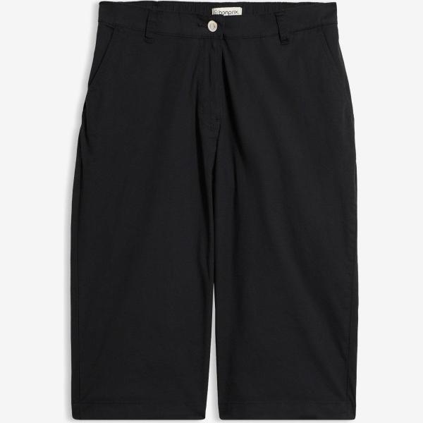 Bermuda femme noir foncé long bonprix