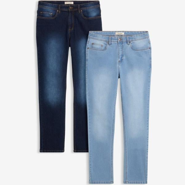 jean coupe droite bonprix blanc