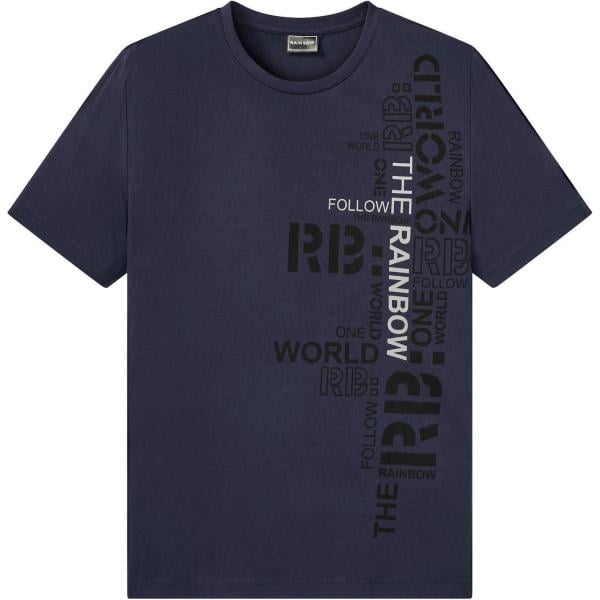 t-shirts bonprix bleu