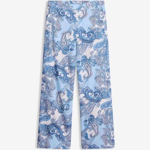 pantalon  bonprix blanc imprimé