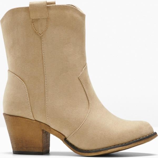 bottines texanes bonprix marron